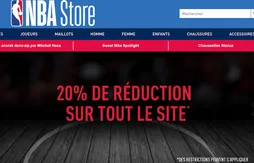 [bon plan] – 20% sur tout le NBA Store