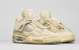 Une Off-White x Air Jordan 4 « Sail » vendue 185 000 dollars pour la bonne cause