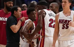 Ça chauffe très, très fort entre Jimmy Butler, Erik Spoelstra et Udonis Haslem !