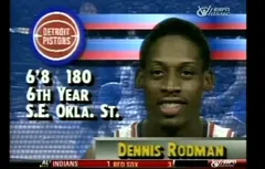Dennis Rodman au Hall Of Fame : ses 34 rebonds face à Indiana, 1992