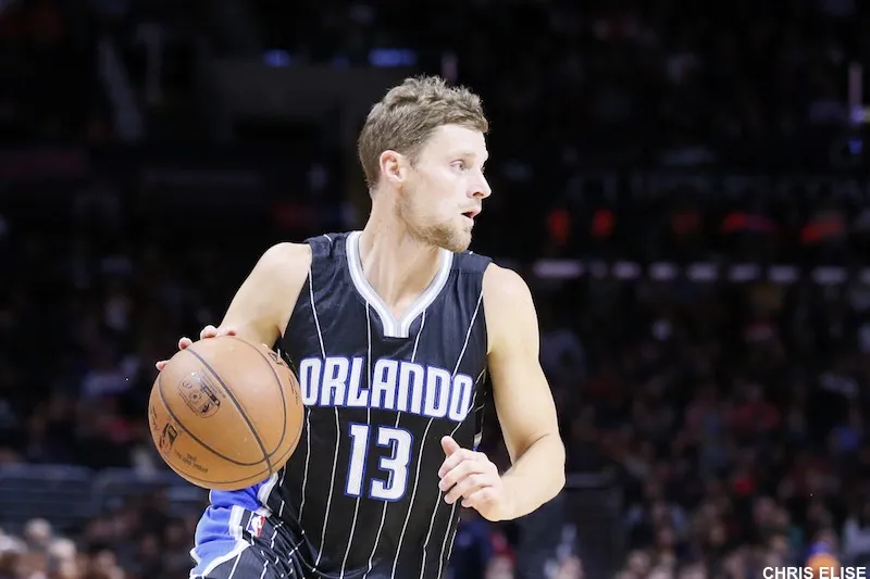 03 December 2014: Orlando Magic guard Luke Ridnour (13) dribbles during the Los Angeles Clippers 114-86 victory over the Orlando Magic, at the Staples Center, Los Angeles, California, USA.