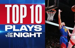 Le Top 10 de la nuit | R.J. Barrett démarre sa saison par un poster sur Aaron Gordon