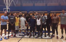 Kendrick Perkins au training camp des Cavaliers