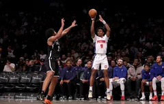 Avec son tir extérieur, Ausar Thompson passe un cap en attaque