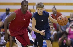 Justin Bieber au milieu des stars NBA…