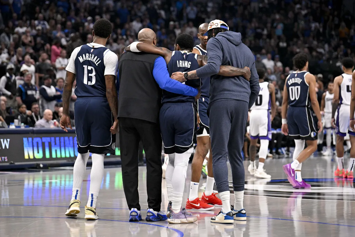 Kyrie Irving avec les Mavericks