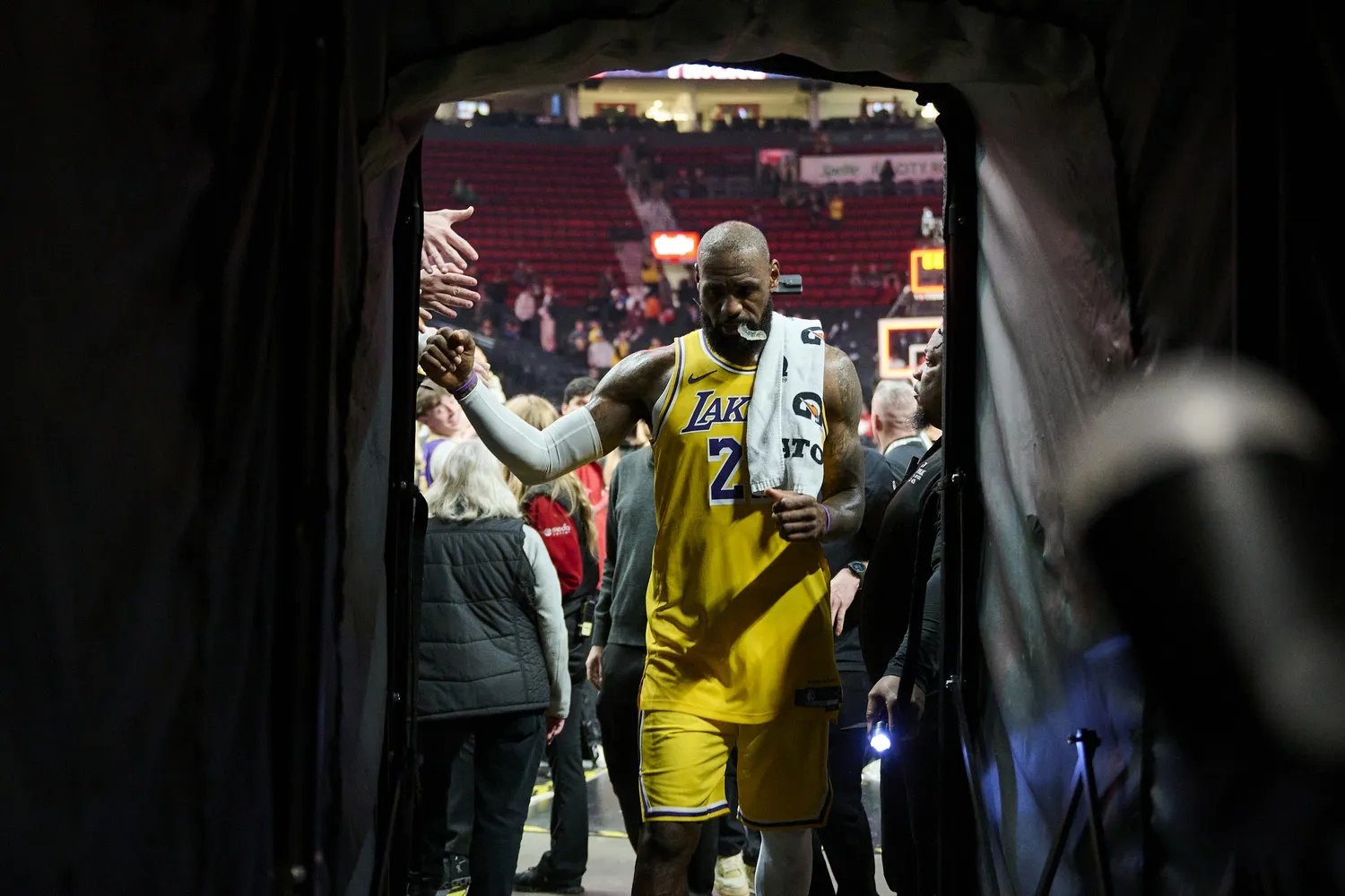 LeBron James avec les Lakers