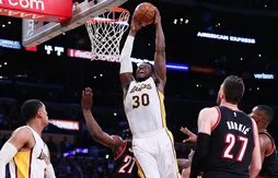 Julius Randle se prépare à courir avec Lonzo Ball