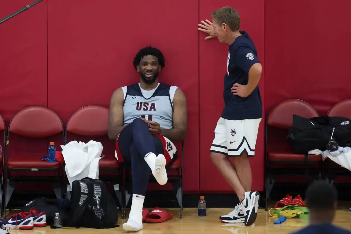 Joel Embiid avec Team USA