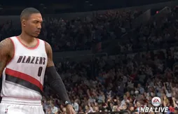 Damian Lillard sur la pochette de NBA Live 15