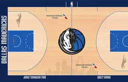 Une silhouette de Dirk Nowitzki sur le terrain de Dallas cette saison