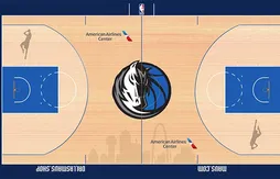 Une silhouette de Dirk Nowitzki sur le terrain de Dallas cette saison