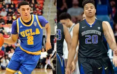 Les images du duel entre Lonzo Ball (UCLA) et Markelle Fultz (Washington)