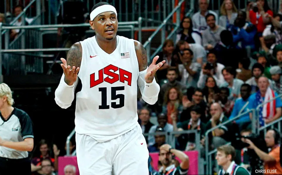 Le 2 août 2012, Carmelo Anthony et Team USA s'offraient un feu d'artifice de légende