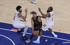 Jalen Brunson a réponse à tout face à la défense de Cleveland