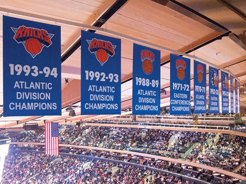 Les bannières des Knicks