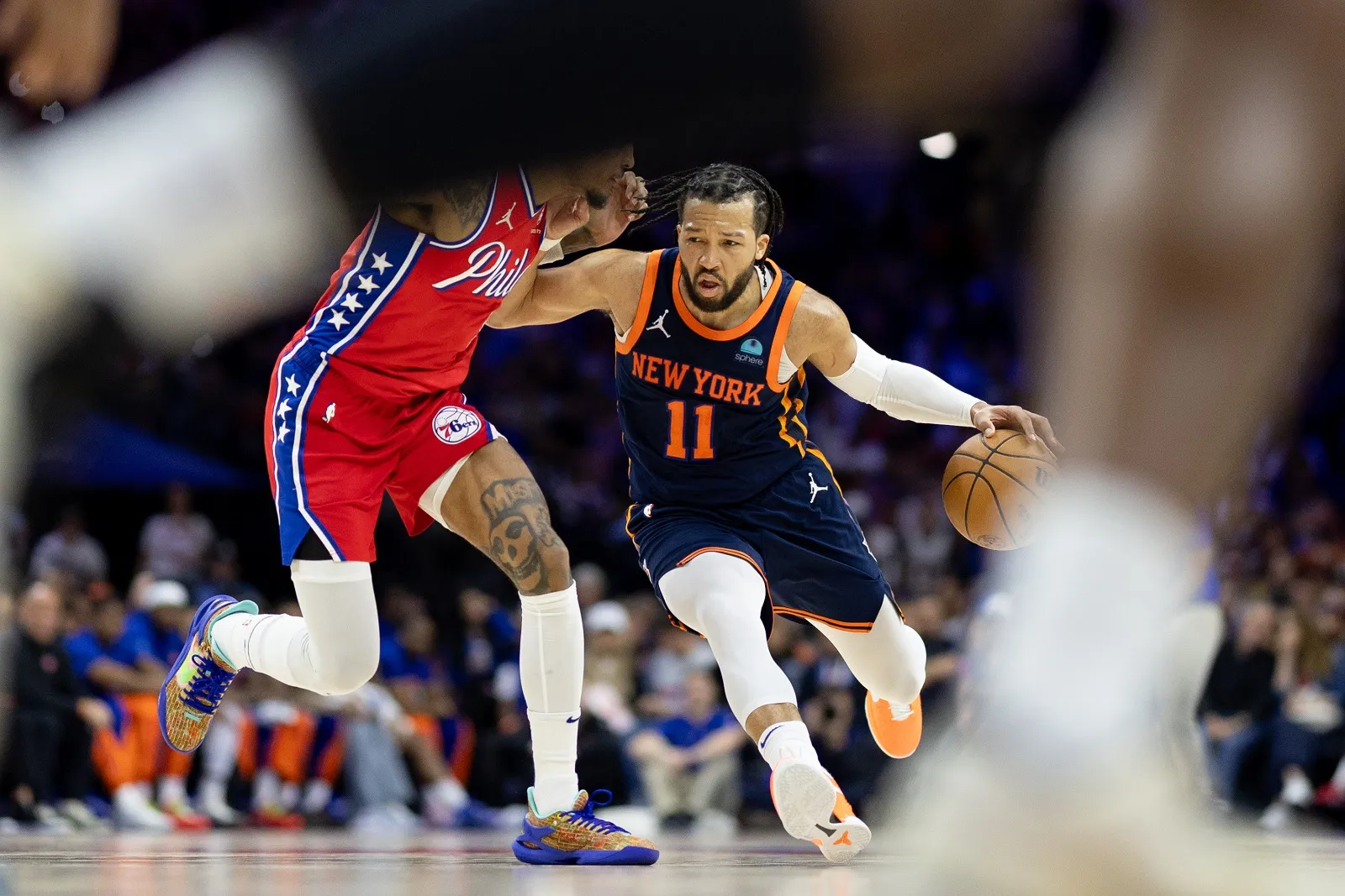 Jalen Brunson (Knicks) contre les Sixers
