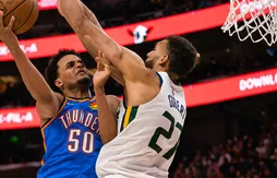 Rudy Gobert et le Jazz enchaînent tranquillement face au Thunder