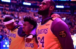 Le moment où les Lakers ont appris la mort de Kobe Bryant