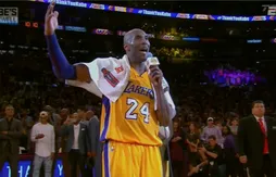 Les images des adieux de Kobe Bryant : “Les années difficiles me rendent plus fier que les titres”