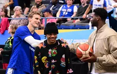 Lauri Markkanen a aussi reçu ses coéquipiers chez lui