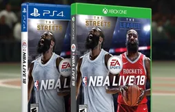 James Harden sur la pochette de NBA Live 18