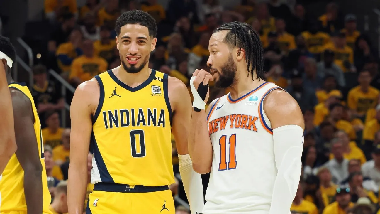 Tyrese Haliburton et Jalen Brunson