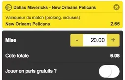 [Pronos NBA] Misez sur la première victoire de New Orleans à Dallas