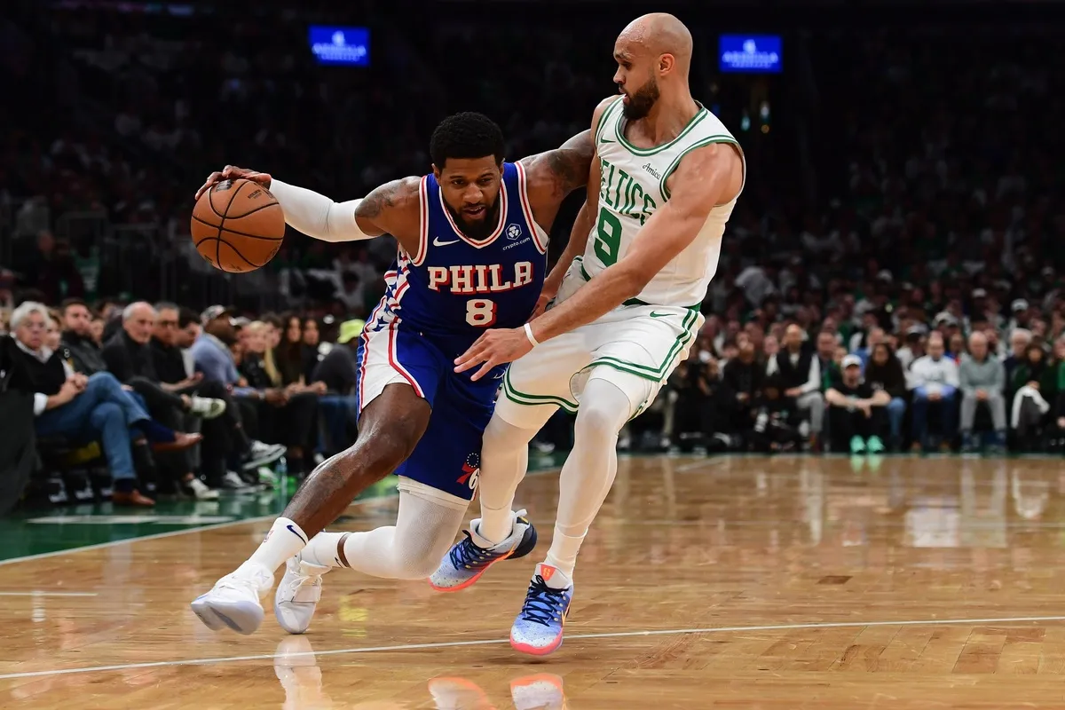 Les Celtics face aux Sixers