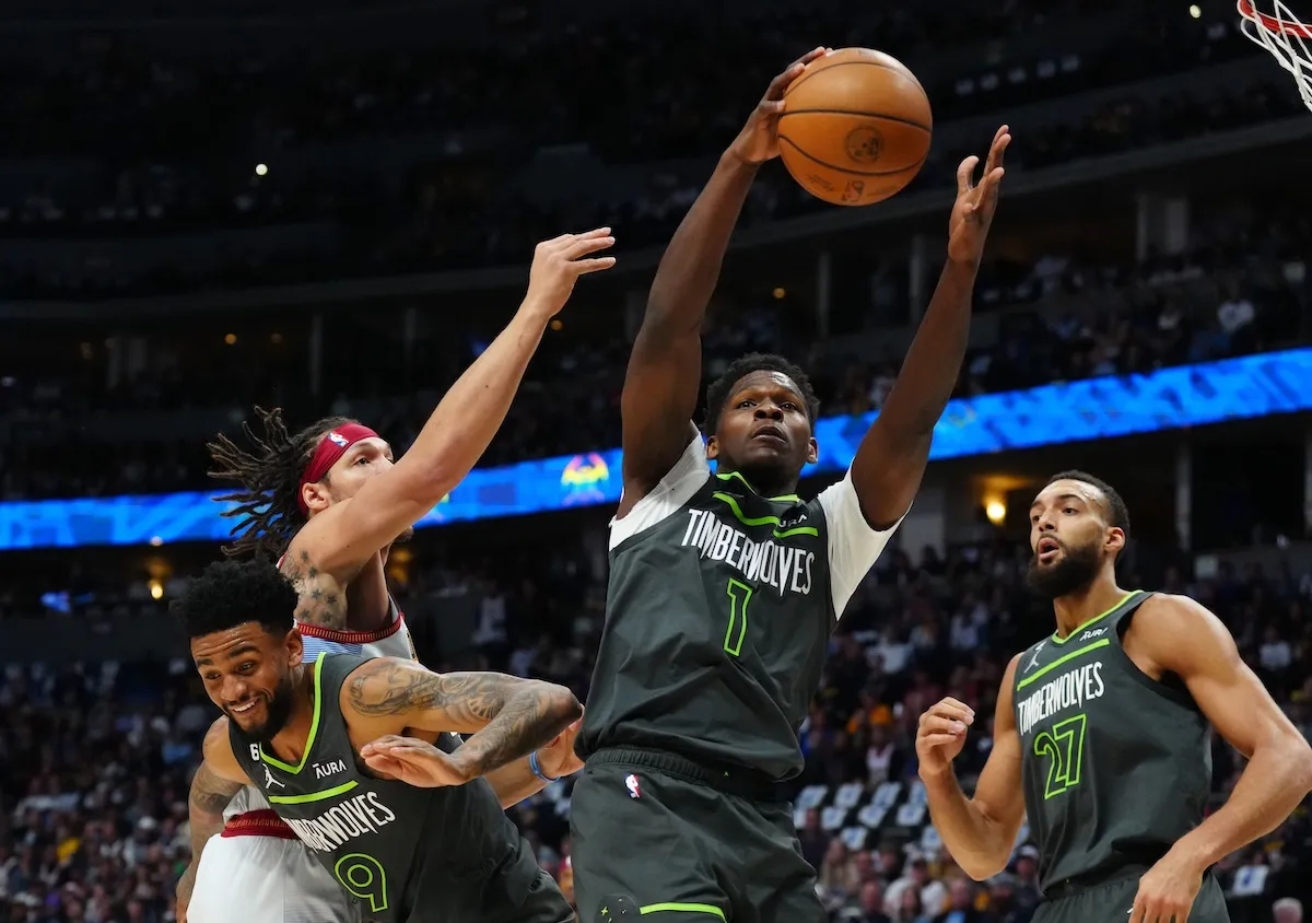 Anthony Edwards et Rudy Gobert