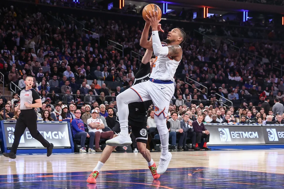Miles McBride (Knicks) contre les Nets
