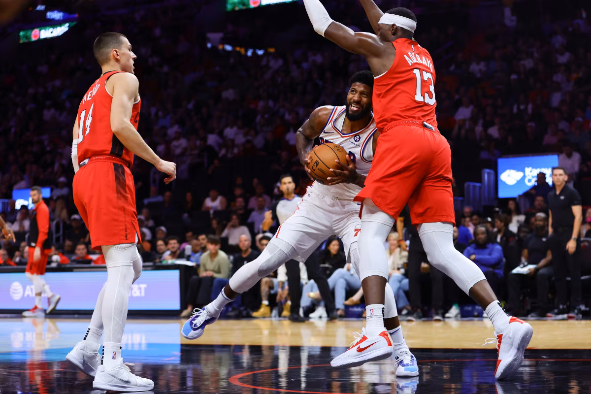 Paul George et les Sixers face au Heat