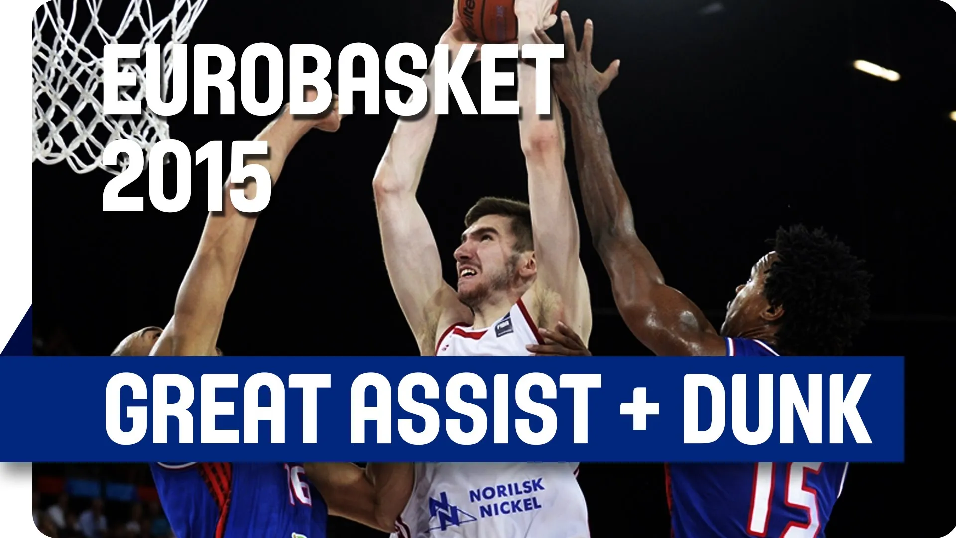 Rudy Gobert posterizé par Andrei Desiatnikov
