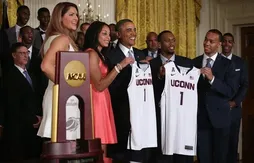 Les équipes d’UConn en visite à la Maison Blanche