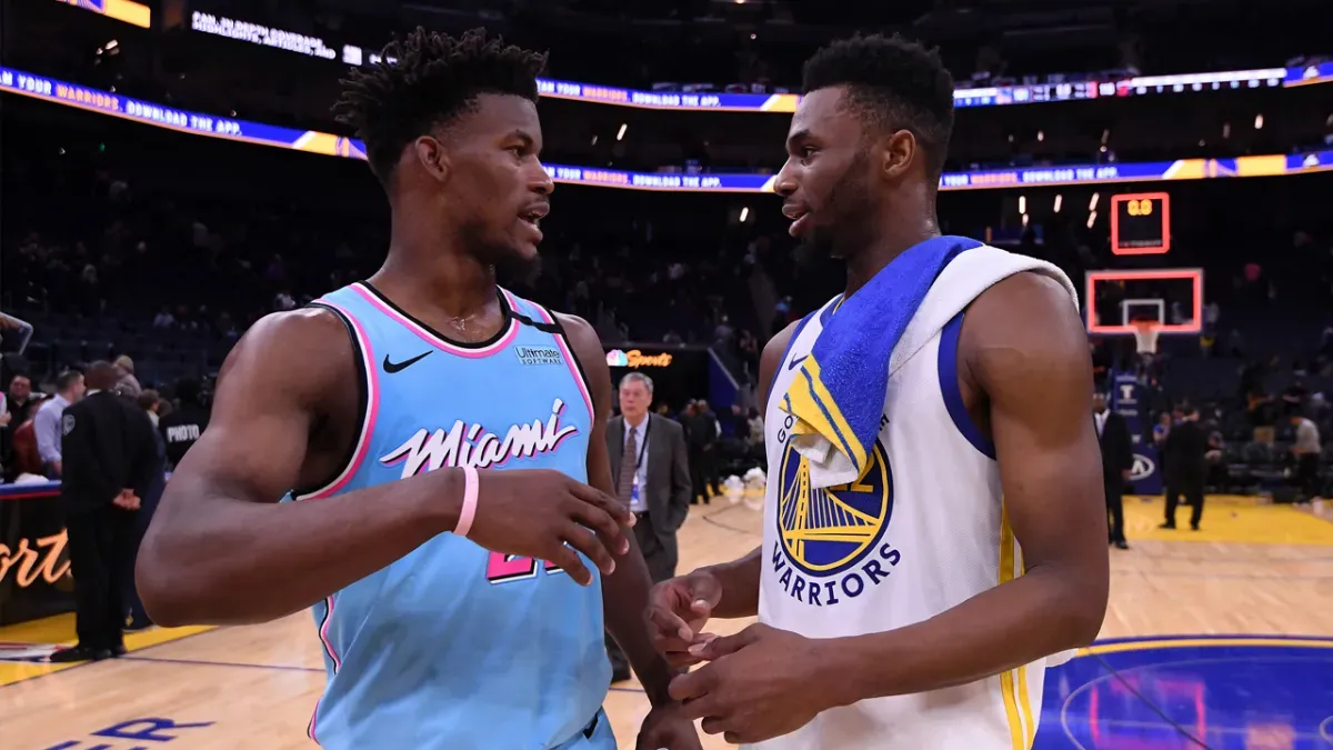 Jimmy Butler et Andrew Wiggins