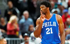 Joel Embiid a apprécié de se chauffer avec Draymond Green et Kevin Durant