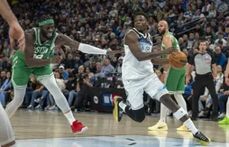 Anthony Edwards frustré par les prises à deux des Celtics