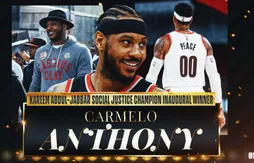 Justice sociale : Carmelo Anthony remporte le « Kareem Abdul-Jabbar Award »