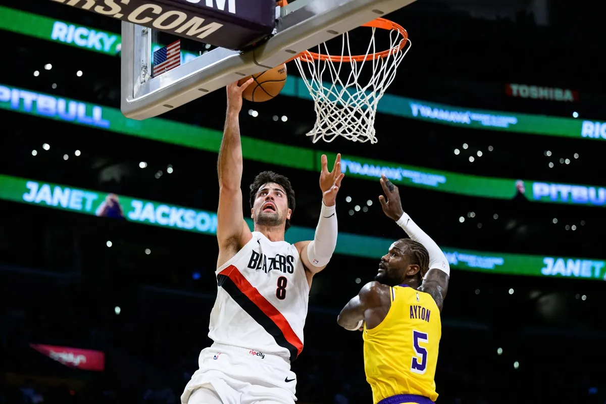 Deni Avdija (Blazers) contre les Lakers