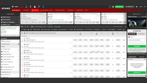 Interface sport 888Starz