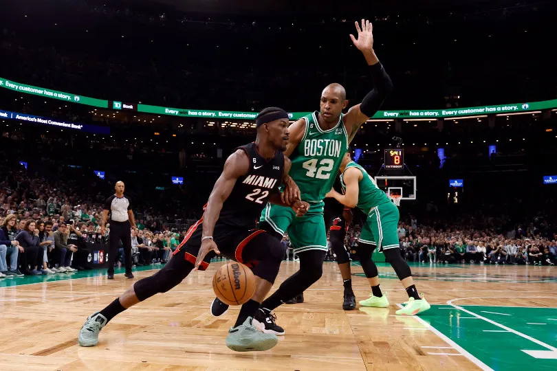Jimmy Butler dans le Game 5 face aux Celtics