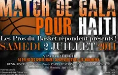 Match de gala : les joueurs professionnels du basket français s’engagent pour Haïti