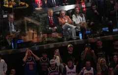 Pas de Donald Trump au Madison Square Garden pour le Game 4