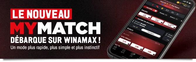 Avec MyMatch, créez votre pari sur-mesure