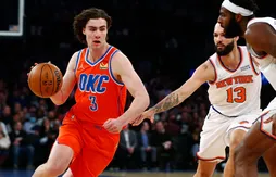 Josh Giddey met le feu au Madison Square Garden