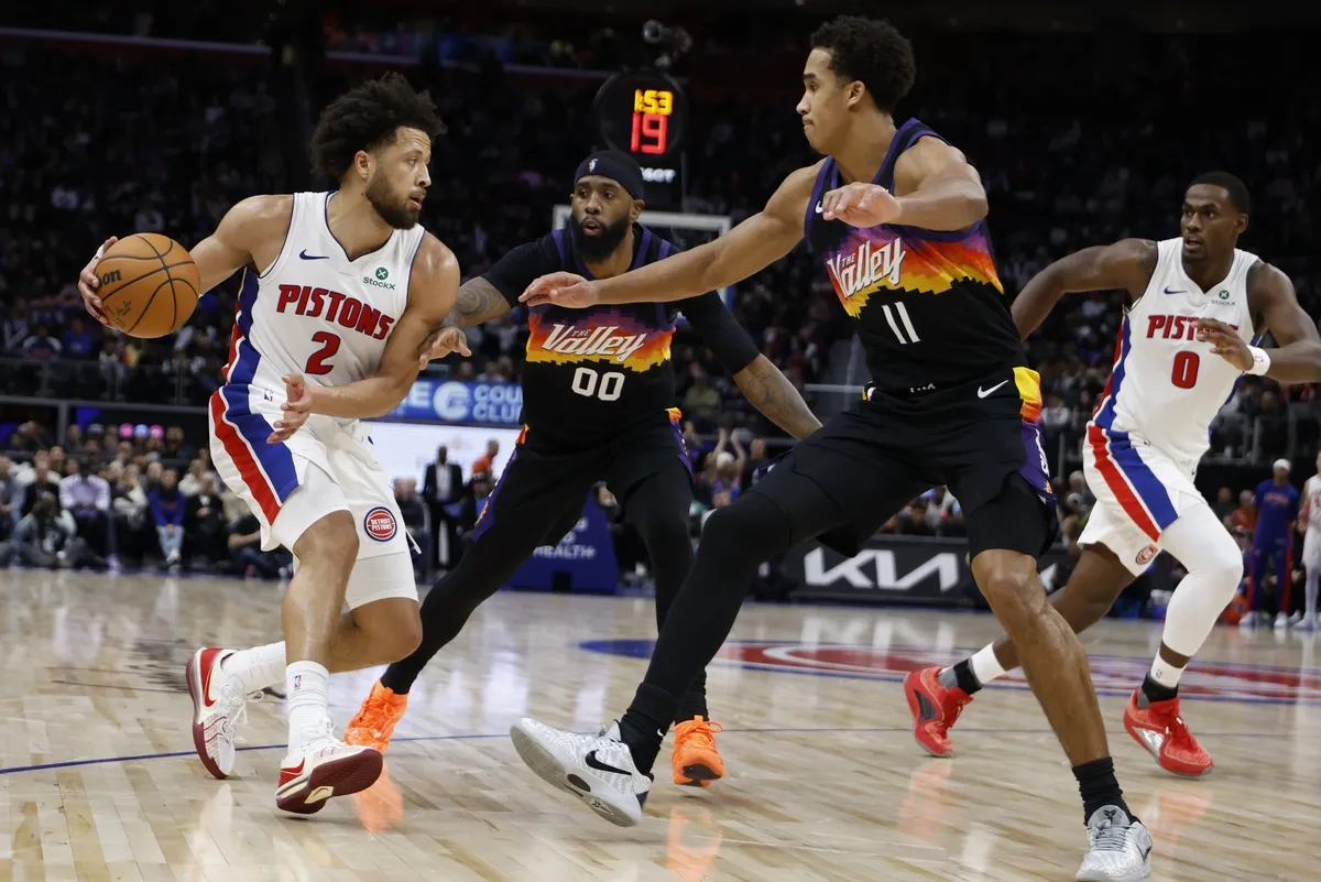 Les Pistons face aux Suns