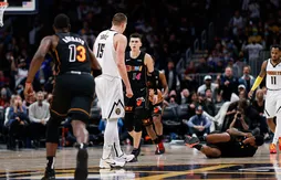 Les images de la double expulsion Nikola Jokic – Markieff Morris
