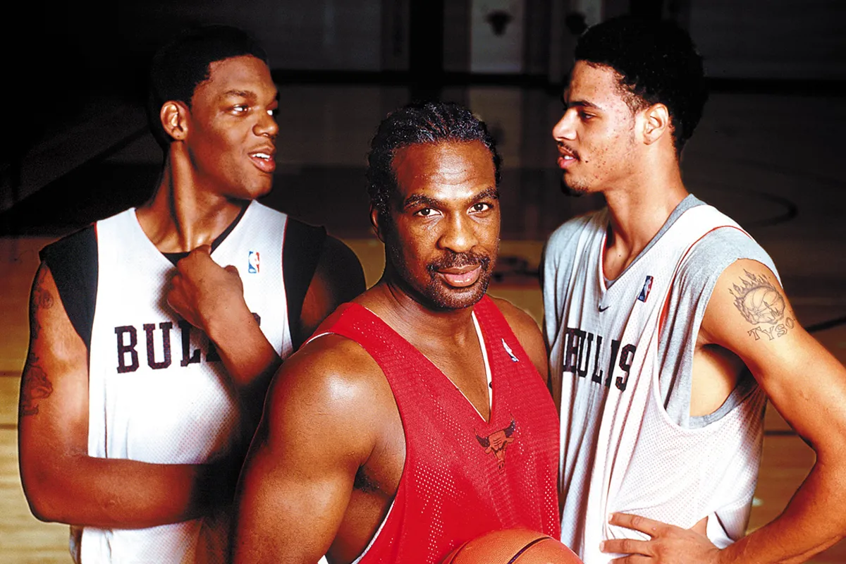 Tyson Chandler et Charles Oakley