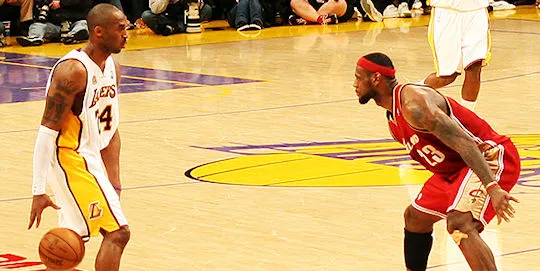 kobe bryant vs lebron james