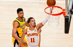 Clint Capela et Trae Young repoussent les Pacers